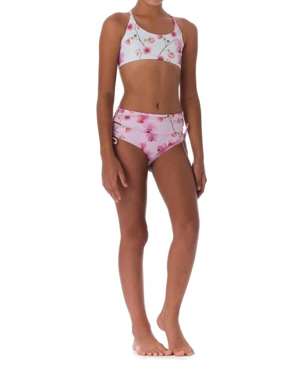 NEW SUBMARINE orchids high tides two-piece in pink